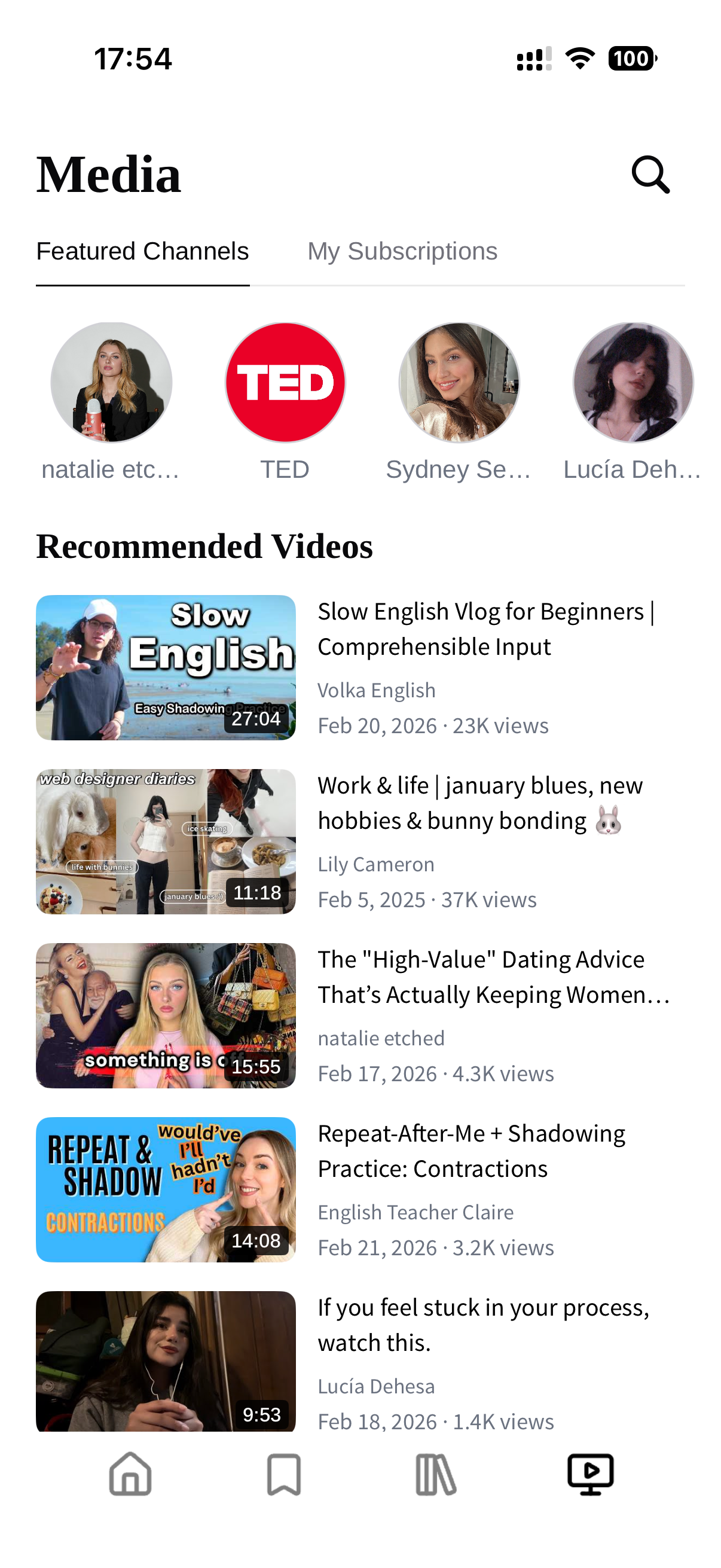 Watch what you love - 1